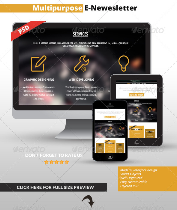 GraphicRiver Multipurpose E-Mail Template 05 7042922 GraphicRiver Multipurpose E-Mail Template 05 7042922