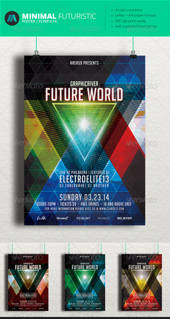 GraphicRiver Minimal Futuristic Poster Flyer V.14 7044270 GraphicRiver Minimal Futuristic Poster Flyer V.14 7044270