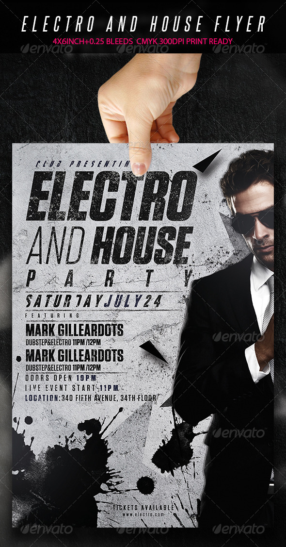 GraphicRiver Electro And House Party 7045845 GraphicRiver Electro And House Party 7045845
