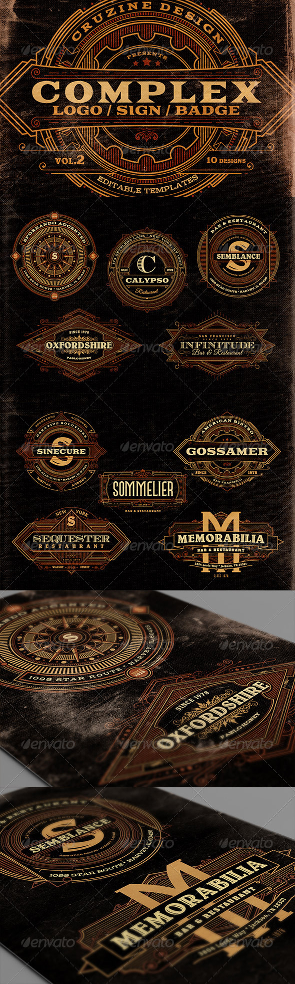GraphicRiver Complex Logos Signs Badges v.2 7045989 GraphicRiver Complex Logos Signs Badges v.2 7045989