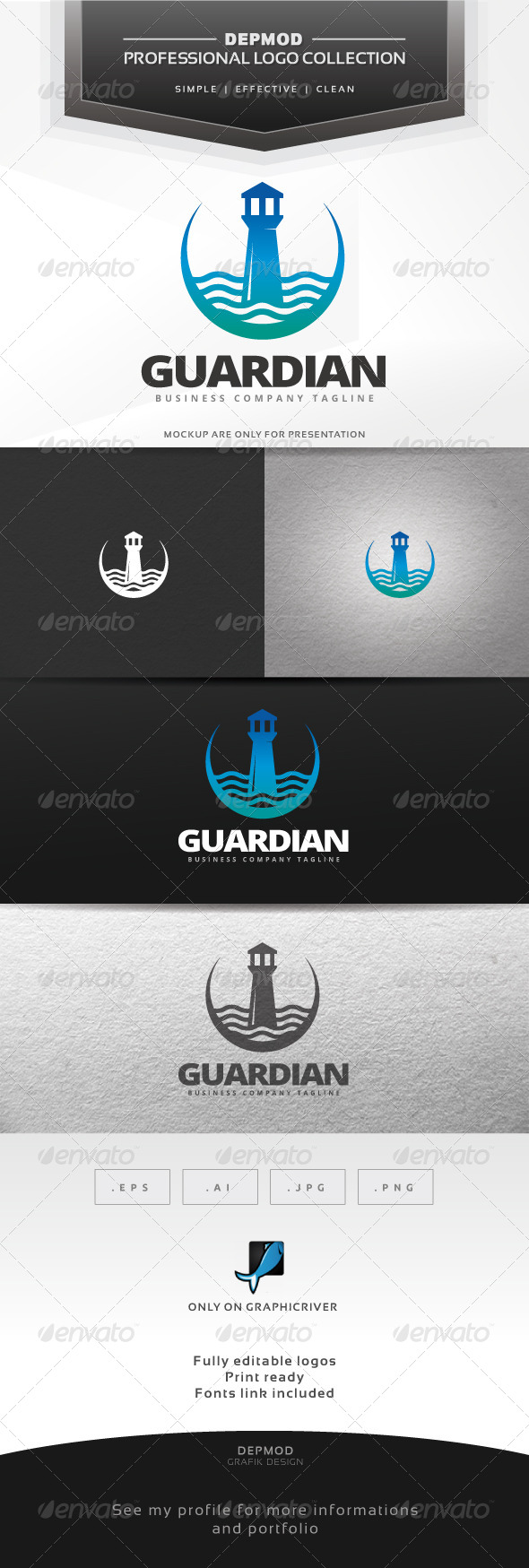GraphicRiver Guardian Logo 7046215 GraphicRiver Guardian Logo 7046215