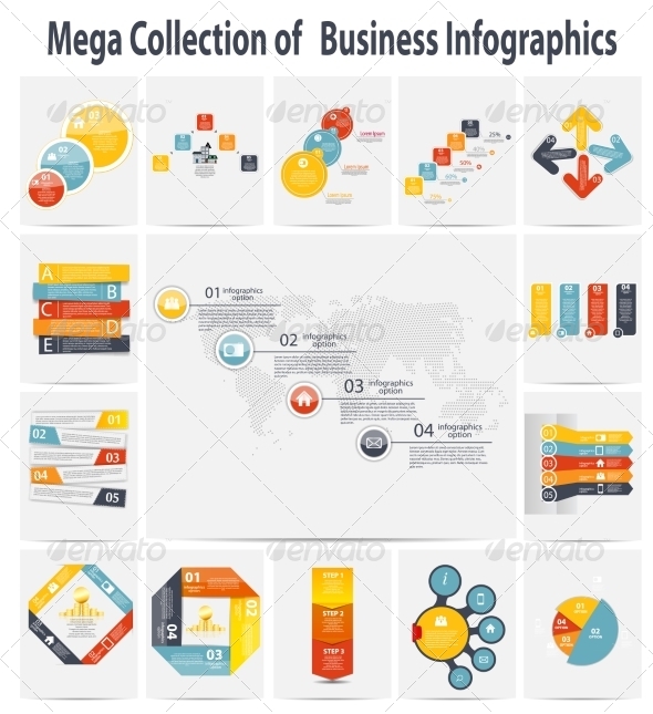 GraphicRiver Collection of Infographic Templates 7048269 GraphicRiver Collection of Infographic Templates 7048269