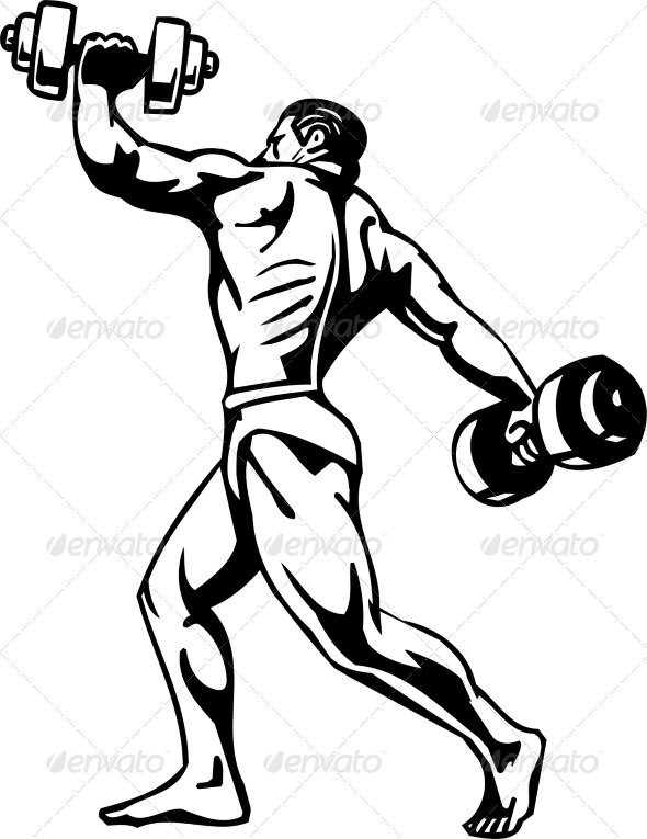 GraphicRiver Bodybuilding and Powerlifting 7052585 GraphicRiver Bodybuilding and Powerlifting 7052585