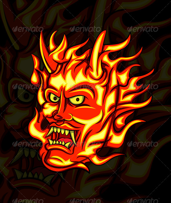 GraphicRiver Flame Oni 7052781 GraphicRiver Flame Oni 7052781