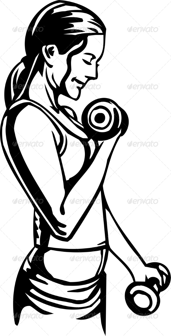 GraphicRiver Women s Fitness 7052825 GraphicRiver Women s Fitness 7052825