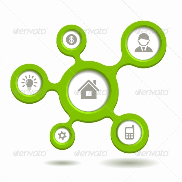 GraphicRiver Abstract Paper Network Circles Infographic 7052987 GraphicRiver Abstract Paper Network Circles Infographic 7052987