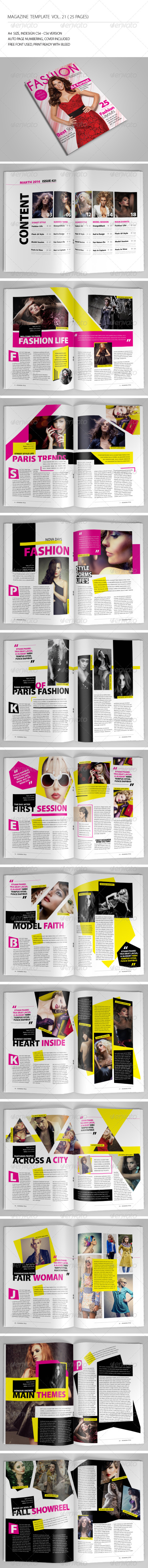GraphicRiver 25 Pages Fashion Magazine Vol21 7053274 GraphicRiver 25 Pages Fashion Magazine Vol21 7053274