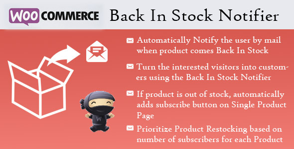 CodeCanyon WooCommerce Back In Stock Notifier 7054649 CodeCanyon WooCommerce Back In Stock Notifier 7054649