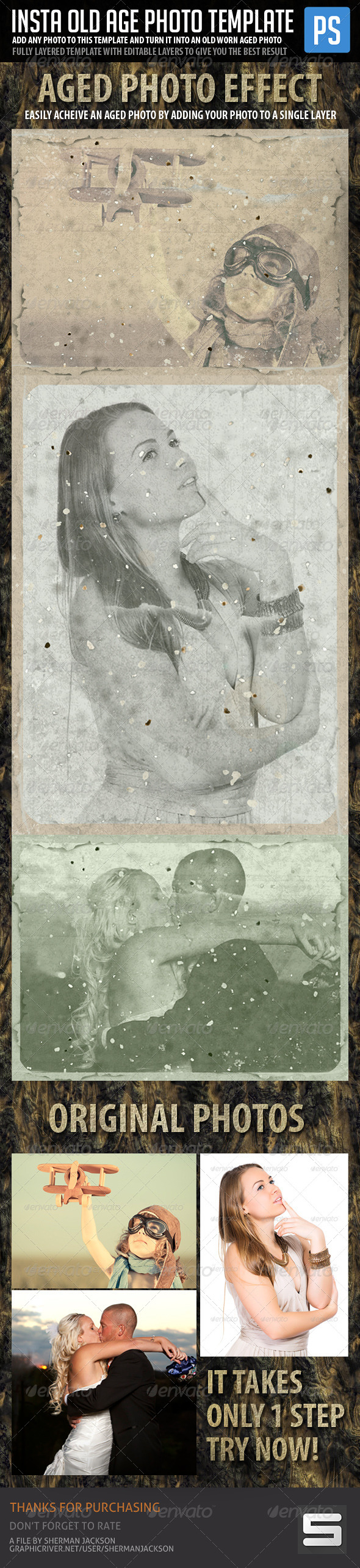GraphicRiver Insta Old Age Photo Template Vintage Photo 7044810 GraphicRiver Insta Old Age Photo Template Vintage Photo 7044810