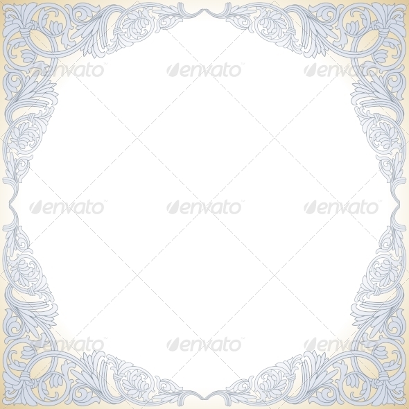 GraphicRiver Frame with Baroque Ornaments 7057068 GraphicRiver Frame with Baroque Ornaments 7057068