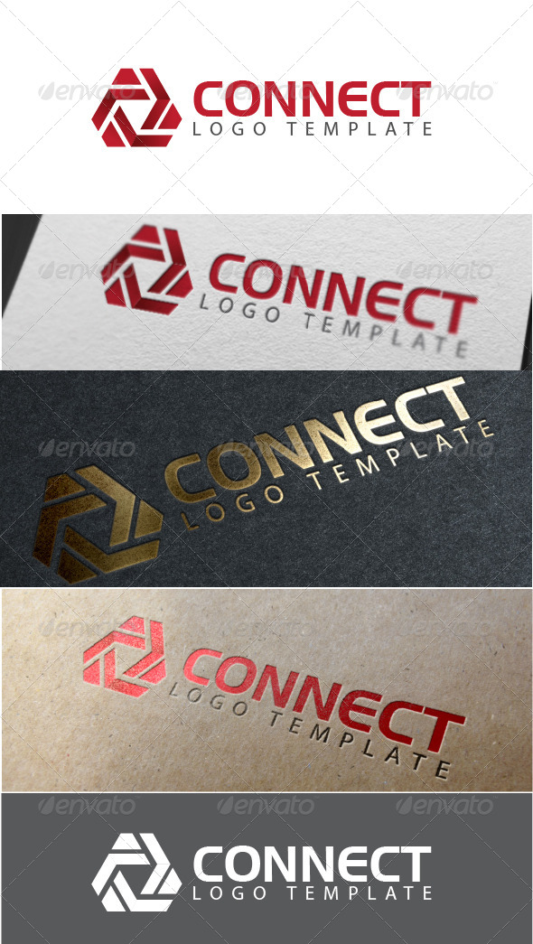 GraphicRiver Connect Logo Template 7062508 GraphicRiver Connect Logo Template 7062508