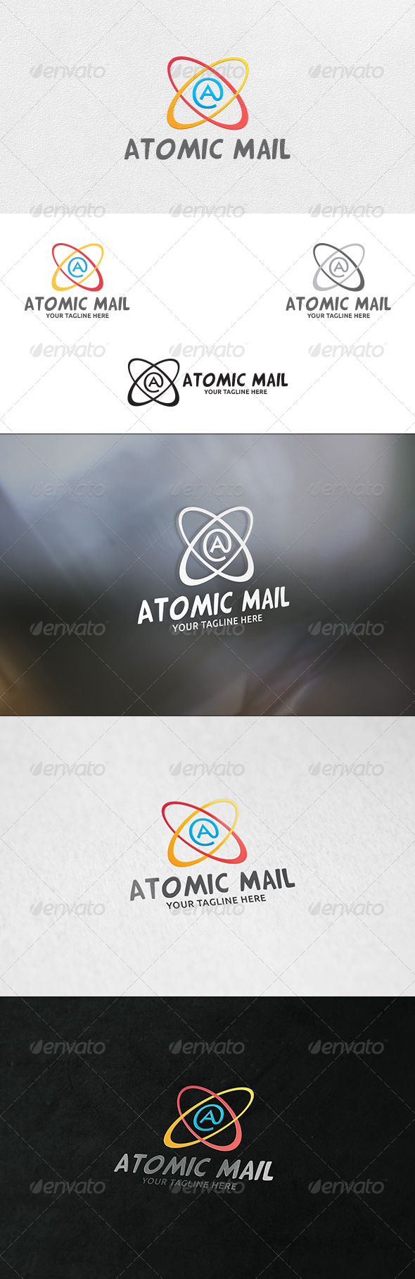 GraphicRiver Atomic Mail Logo Template 7071441 GraphicRiver Atomic Mail Logo Template 7071441