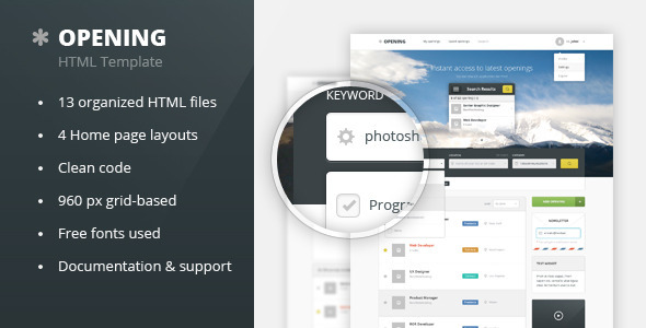 ThemeForest Opening Job Board HTML Template 7074792 ThemeForest Opening Job Board HTML Template 7074792