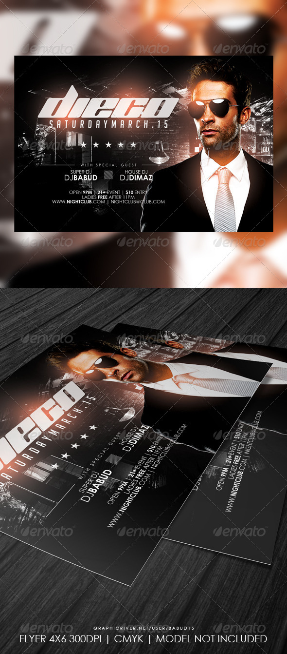 GraphicRiver Solo DJ Flyer Template 7087462 GraphicRiver Solo DJ Flyer Template 7087462