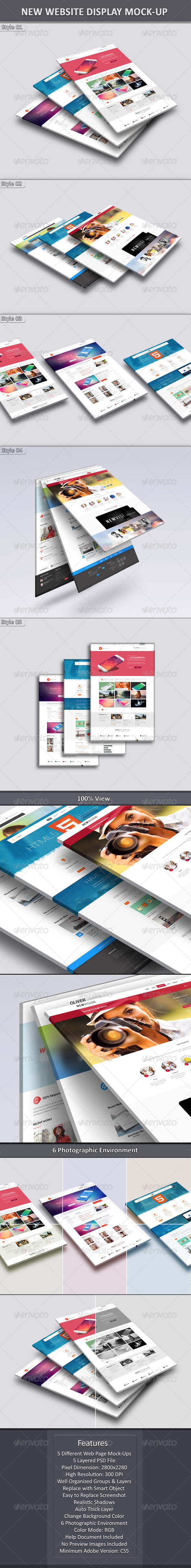 GraphicRiver New Website Display Mock-Up 7094191 GraphicRiver New Website Display Mock-Up 7094191