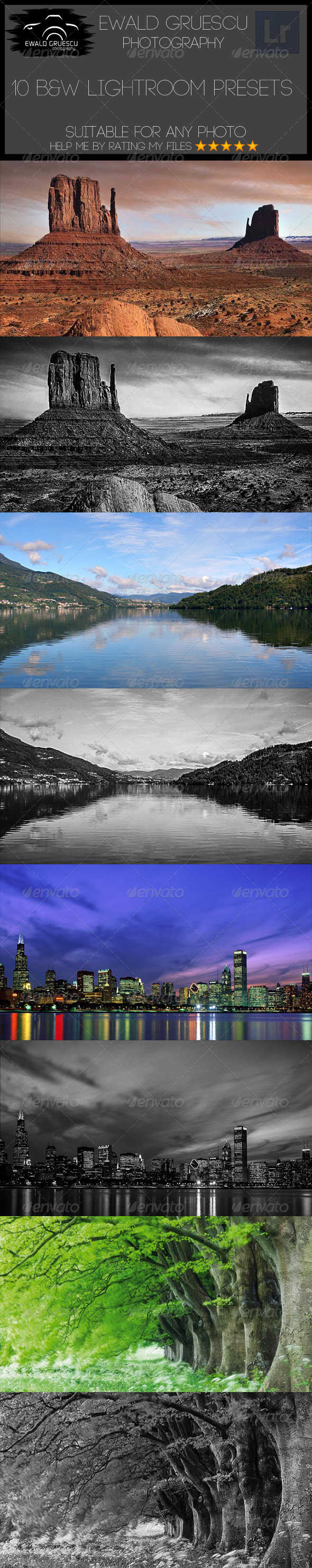 GraphicRiver 10 B&W Tone Enrichment Lightroom Presets 6767555 GraphicRiver 10 B&W Tone Enrichment Lightroom Presets 6767555