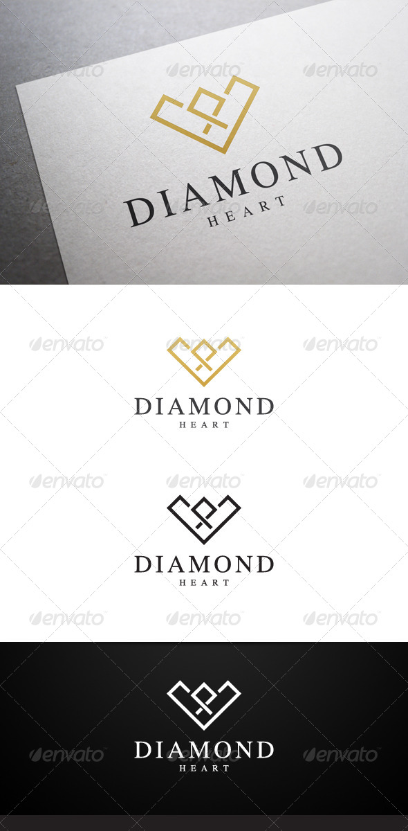 Diamond Heart Logo (Objects)