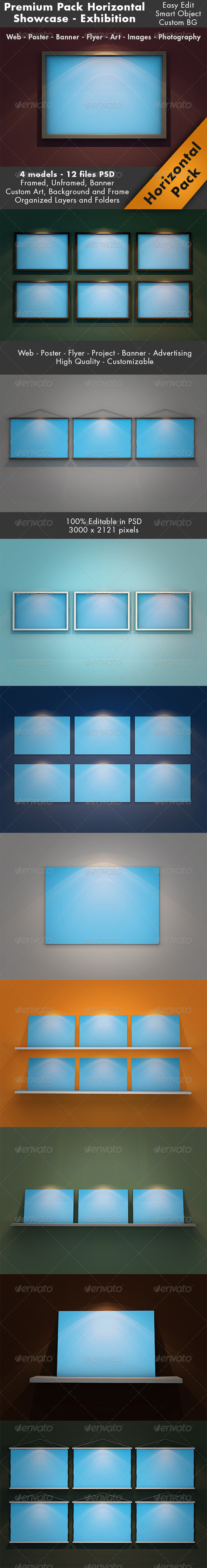 GraphicRiver Horizontal Showcase Mockup Pack 7099091 GraphicRiver Horizontal Showcase Mockup Pack 7099091
