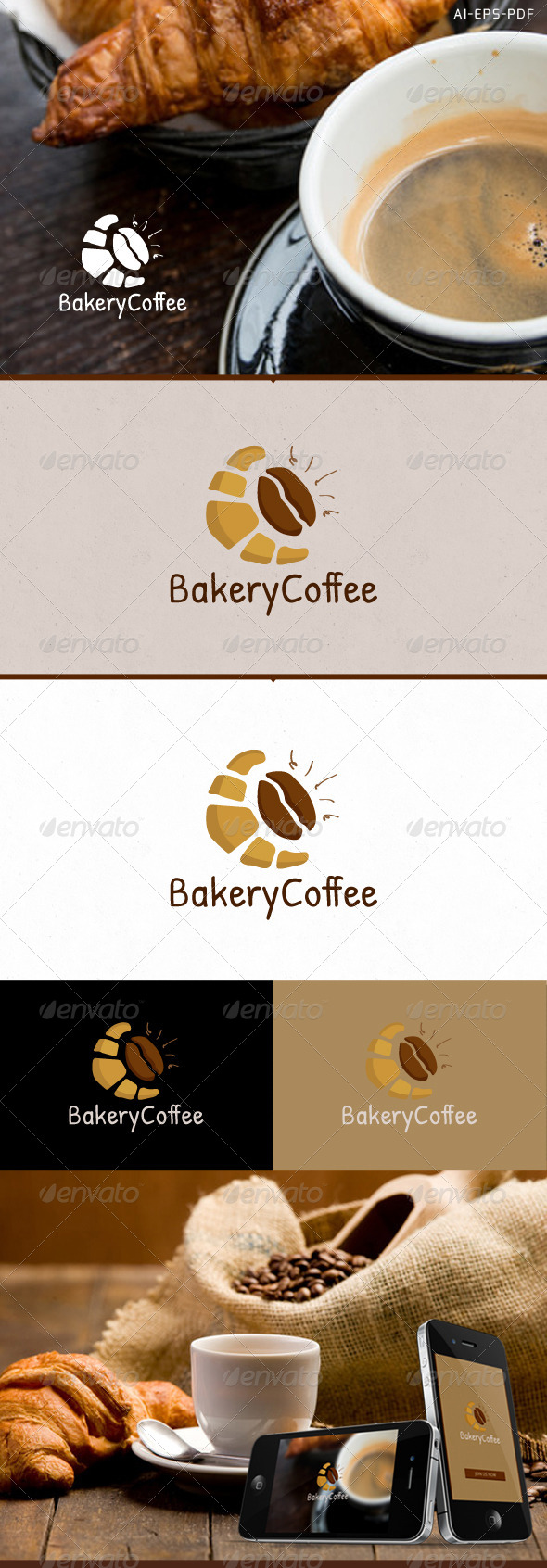 Bakery Coffee - Hand Drawn Logo (Logo Templates)