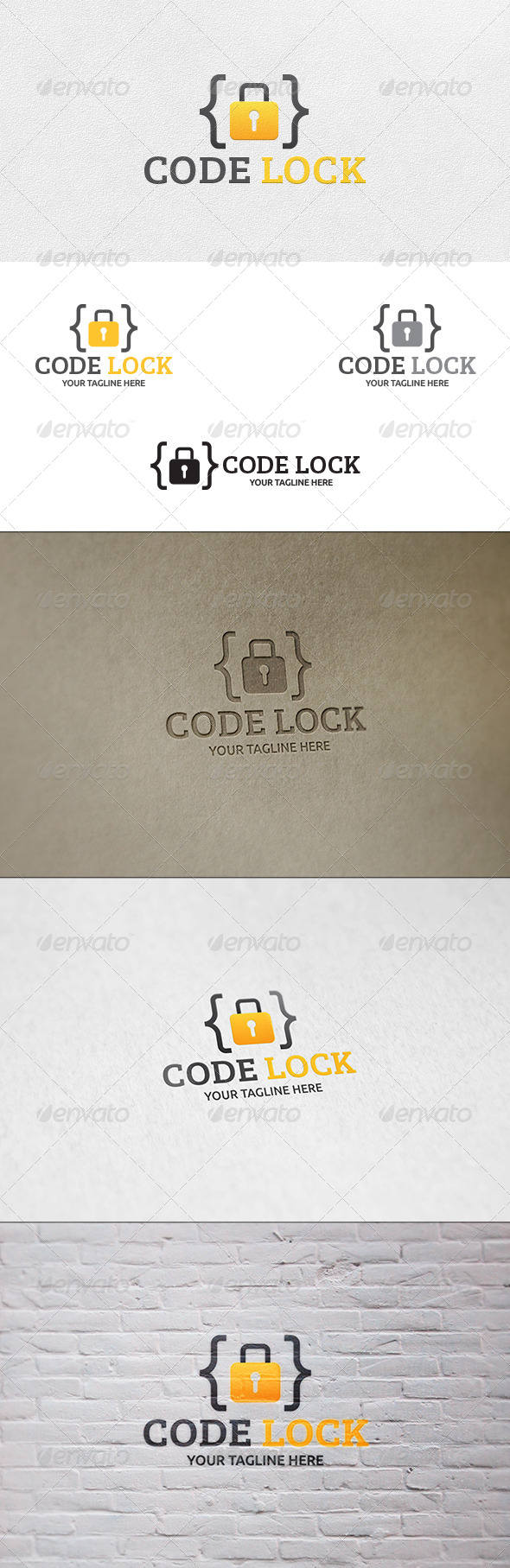 GraphicRiver Code Lock V2 Logo Template 7102328 GraphicRiver Code Lock V2 Logo Template 7102328