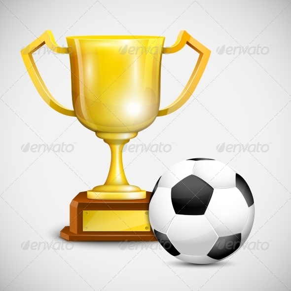 GraphicRiver Gold Cup With Soccer Ball 7103116 GraphicRiver Gold Cup With Soccer Ball 7103116