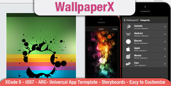 CodeCanyon WallpaperX Full App Template for wallpapers 7103537 CodeCanyon WallpaperX Full App Template for wallpapers 7103537
