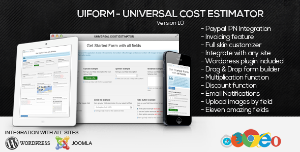 CodeCanyon uiForm Universal Cost Estimator 7103559 CodeCanyon uiForm Universal Cost Estimator 7103559