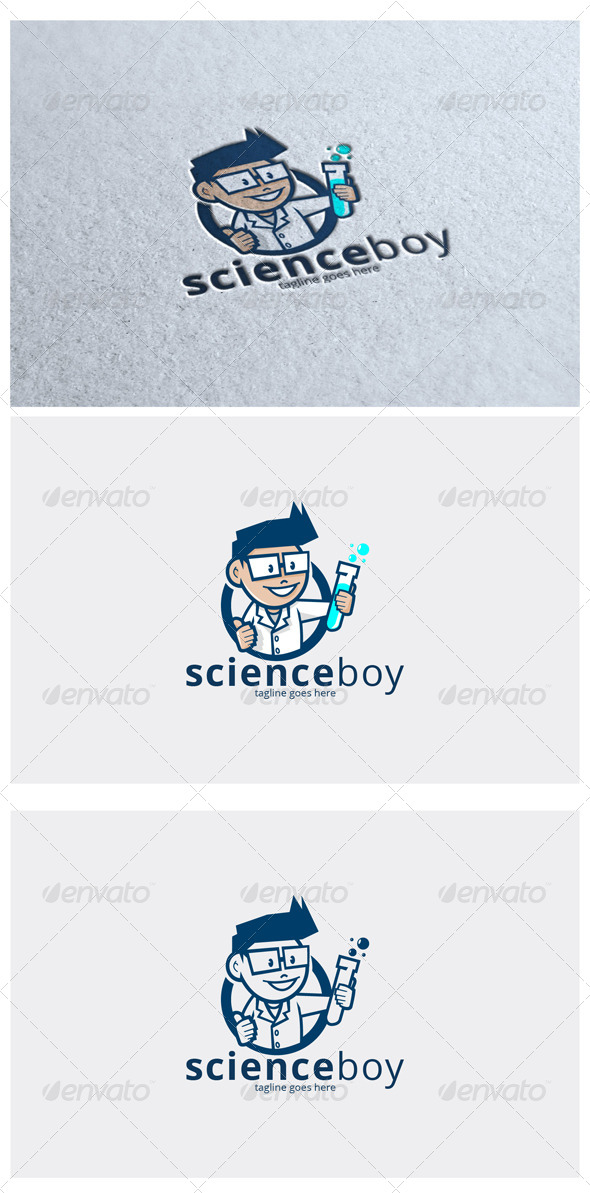 GraphicRiver Scienceboy Logo Mascot 7070706 GraphicRiver Scienceboy Logo Mascot 7070706