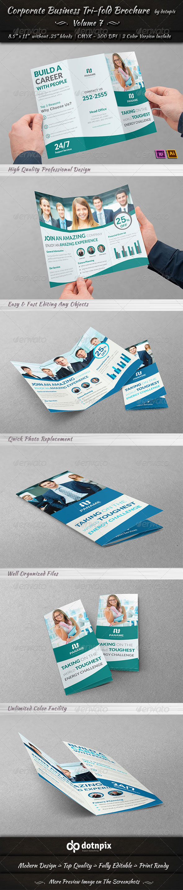 GraphicRiver Corporate Business Tri-Fold Brochure Volume 7 7105188 GraphicRiver Corporate Business Tri-Fold Brochure Volume 7 7105188