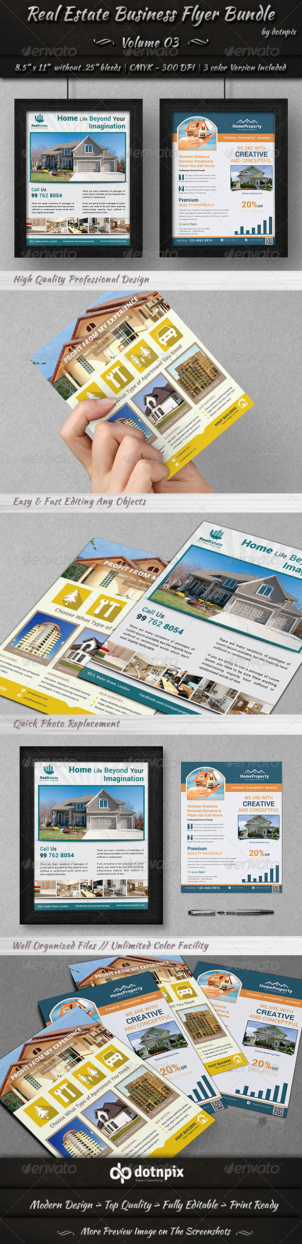 GraphicRiver Real Estate Business Flyer Bundle Volume 3 7109793 GraphicRiver Real Estate Business Flyer Bundle Volume 3 7109793