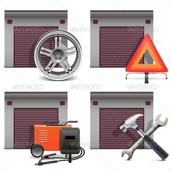 GraphicRiver Garage Icons Set 3 7111840 GraphicRiver Garage Icons Set 3 7111840