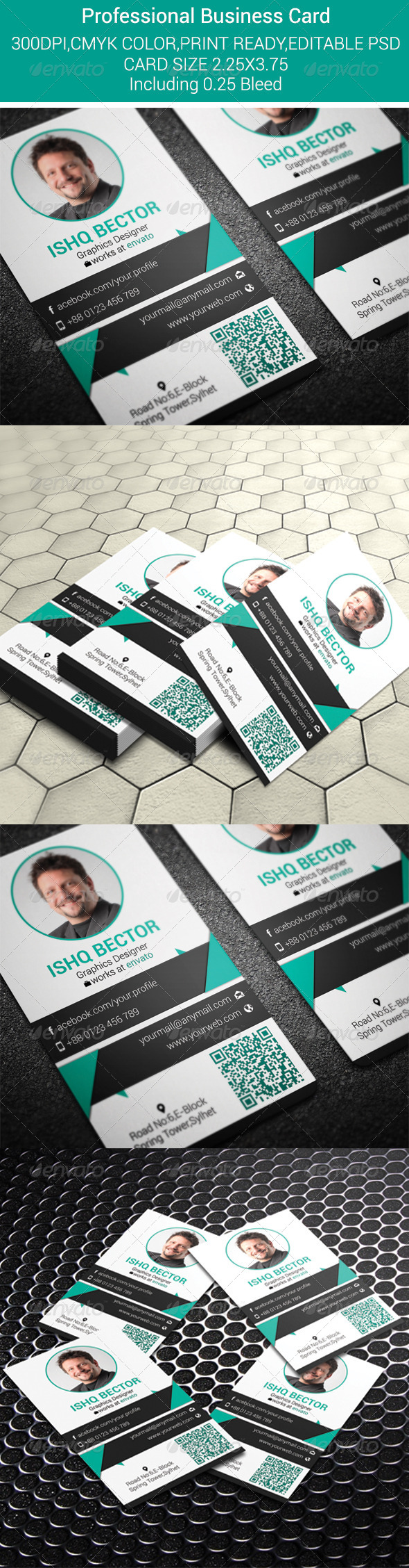 GraphicRiver Vertical Professional Business Card 7113336 GraphicRiver Vertical Professional Business Card 7113336