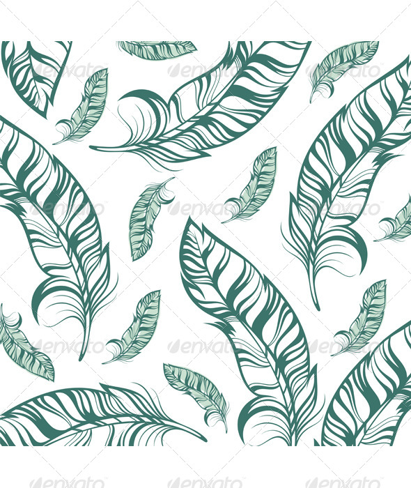 GraphicRiver Seamless Pattern with Feathers 7118680 GraphicRiver Seamless Pattern with Feathers 7118680