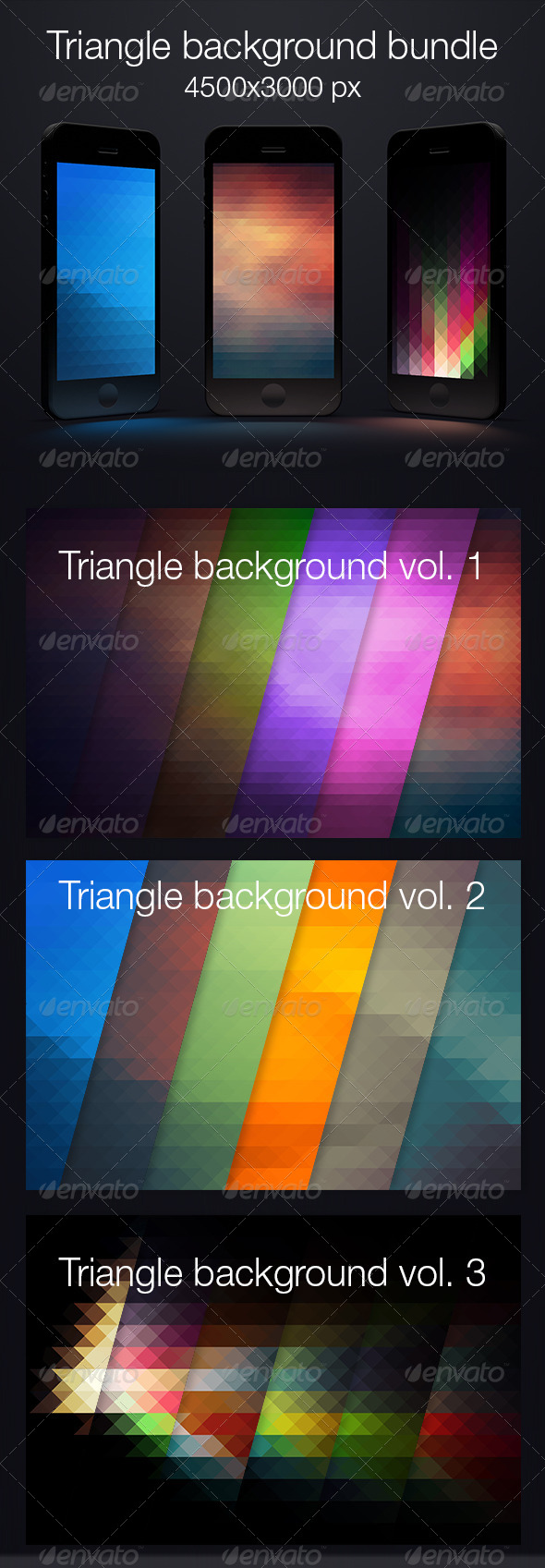 GraphicRiver Bundle triangle background 7119365 GraphicRiver Bundle triangle background 7119365