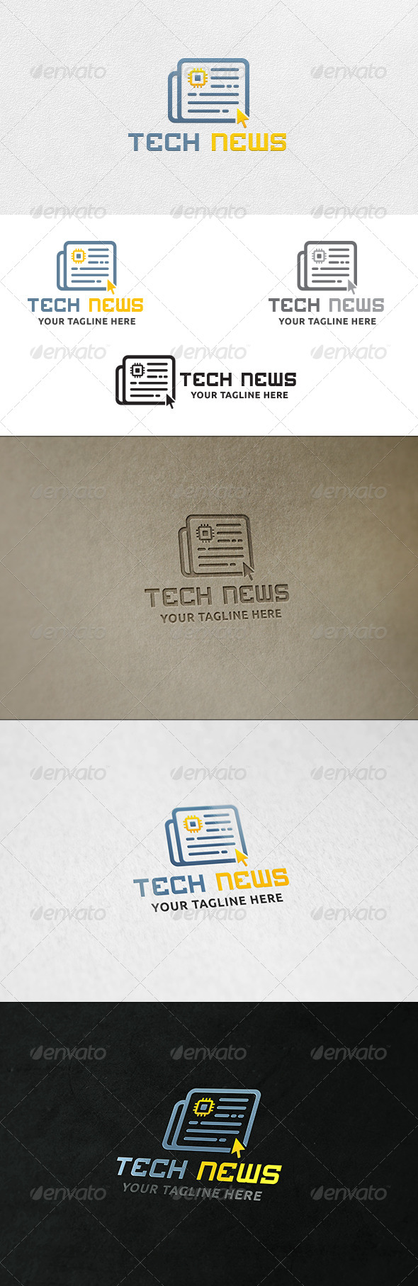 GraphicRiver Tech News Logo Template 7126281 GraphicRiver Tech News Logo Template 7126281