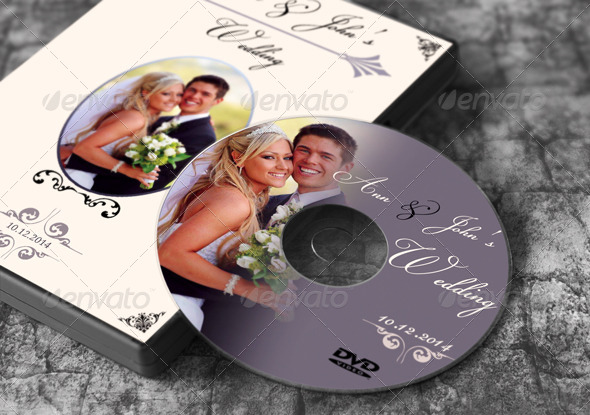 GraphicRiver Minimal Wedding DVD Cover 7126823 GraphicRiver Minimal Wedding DVD Cover 7126823