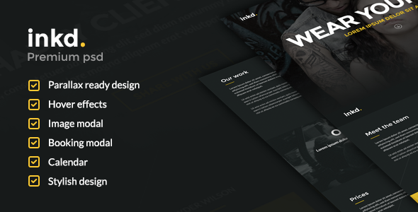 ThemeForest Inkd Tattoo studio 7126898 ThemeForest Inkd Tattoo studio 7126898