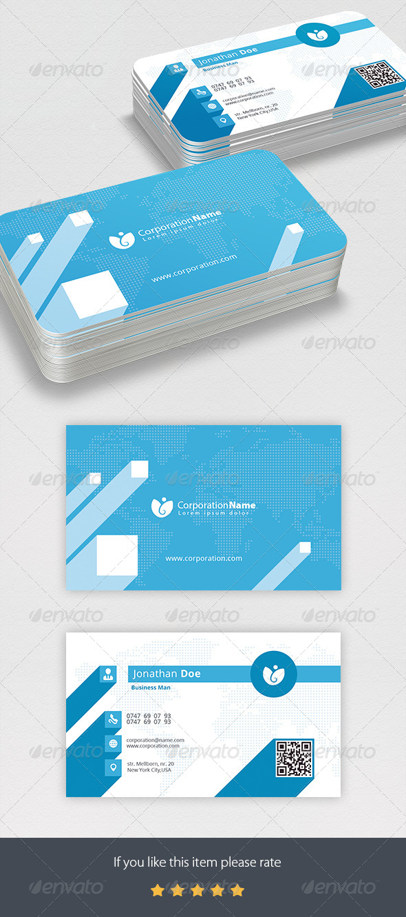 GraphicRiver Corporation Business Card 7128921 GraphicRiver Corporation Business Card 7128921
