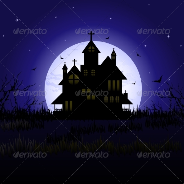 GraphicRiver Halloween Castle 7129349 GraphicRiver Halloween Castle 7129349