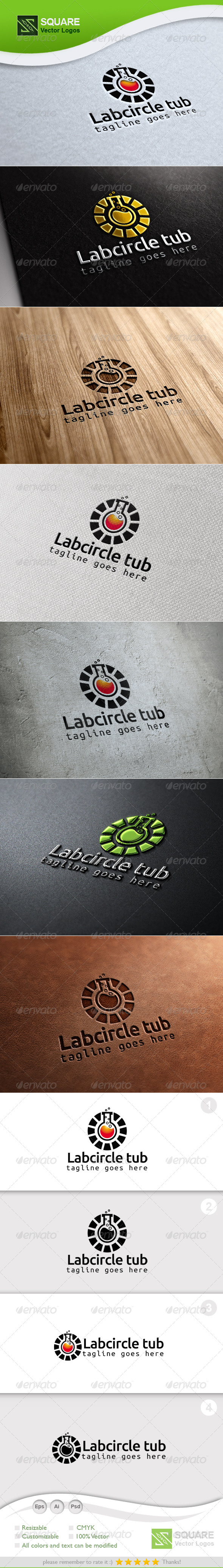 GraphicRiver Circle Test tube Vector Logo Template 7129436 GraphicRiver Circle Test tube Vector Logo Template 7129436