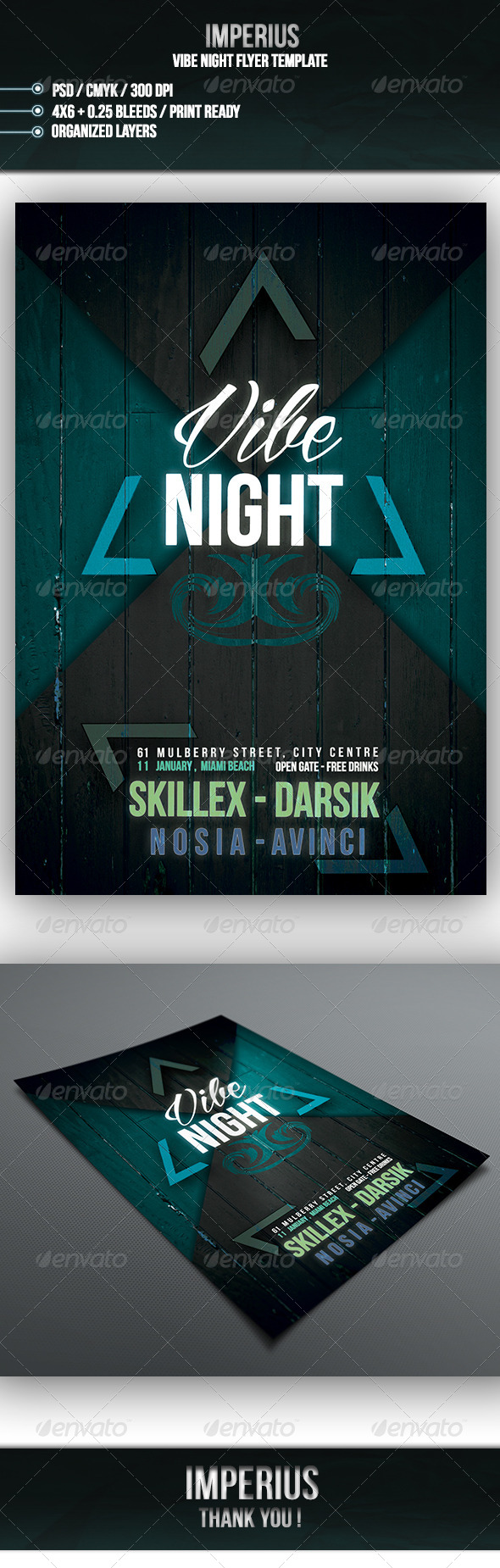GraphicRiver Vibe Night Flyer 7132512 GraphicRiver Vibe Night Flyer 7132512