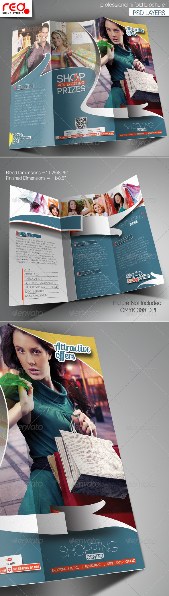 GraphicRiver Shopping Center Trifold Brochure Template 7139709 GraphicRiver Shopping Center Trifold Brochure Template 7139709