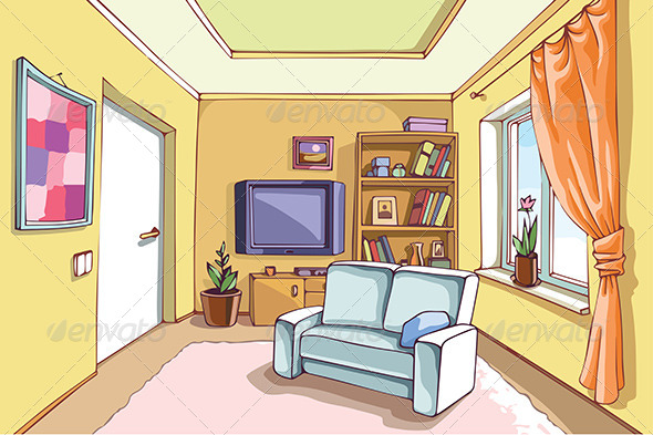 GraphicRiver Light Living Room 7125539 GraphicRiver Light Living Room 7125539
