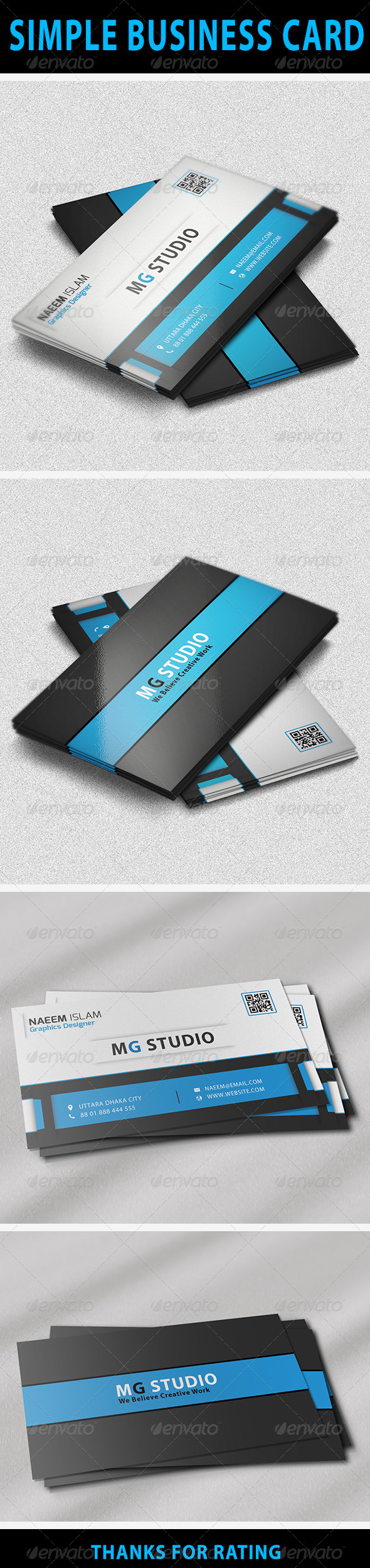 GraphicRiver Simple Business Card 7141539 GraphicRiver Simple Business Card 7141539