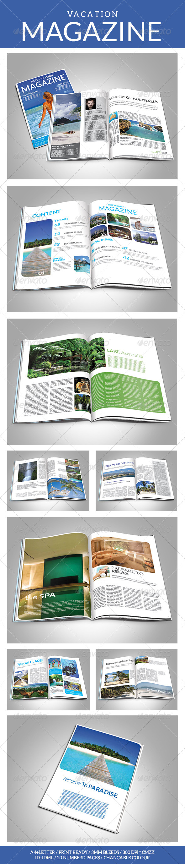 GraphicRiver Vacation Magazine Template 7123402 GraphicRiver Vacation Magazine Template 7123402