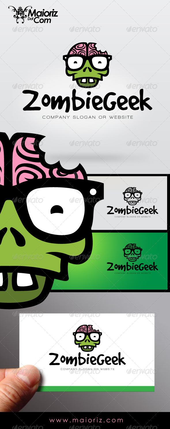 GraphicRiver Zombie Geek Logo 7142930 GraphicRiver Zombie Geek Logo 7142930