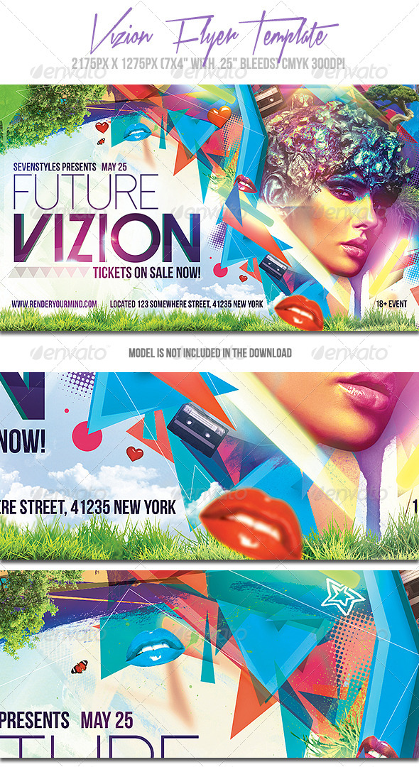 GraphicRiver Vizion Flyer Template 7143474 GraphicRiver Vizion Flyer Template 7143474