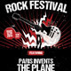 Rock Festival - Grunge club show flyer