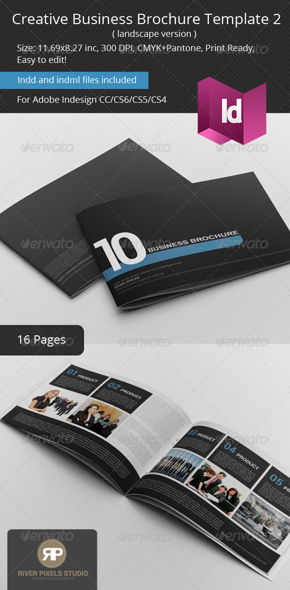 GraphicRiver Creative Business Brochure II Landscape 7152312 GraphicRiver Creative Business Brochure II Landscape 7152312