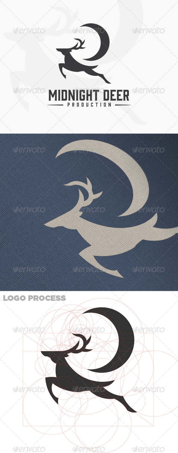 GraphicRiver Midnight Deer Production Male Deer Logo 7155118 GraphicRiver Midnight Deer Production Male Deer Logo 7155118